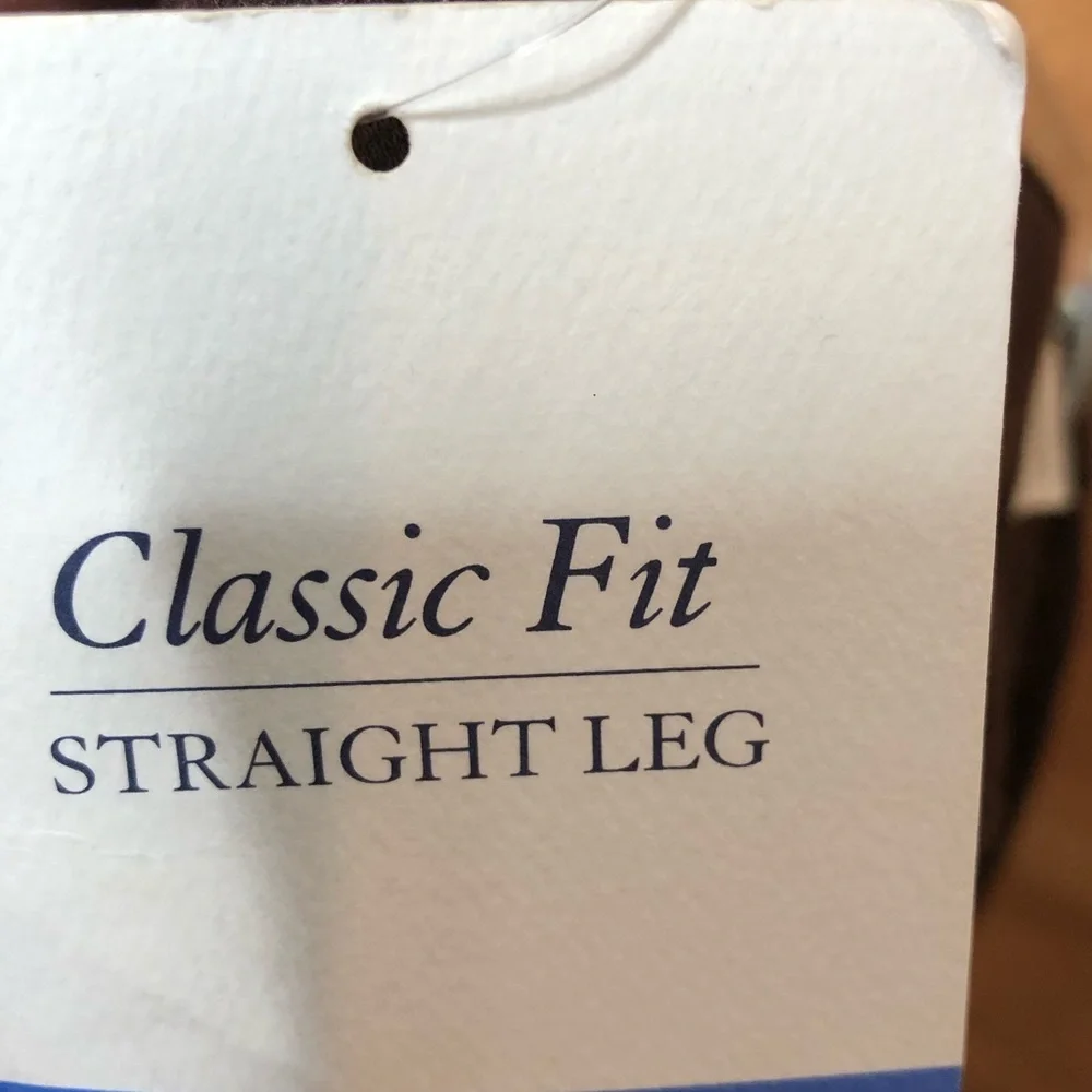 SIZE 4 SHORT STRETCH CROFT&BARROW DARK COFFEE PANTS